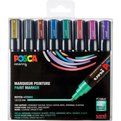 POSCA PC-1MC/5M/8K set de marqueurs peinture (3 pièces) - blanc