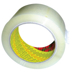 Scotch ruban d'emballage silencieux, ft 50 mm x 66 m, transparent